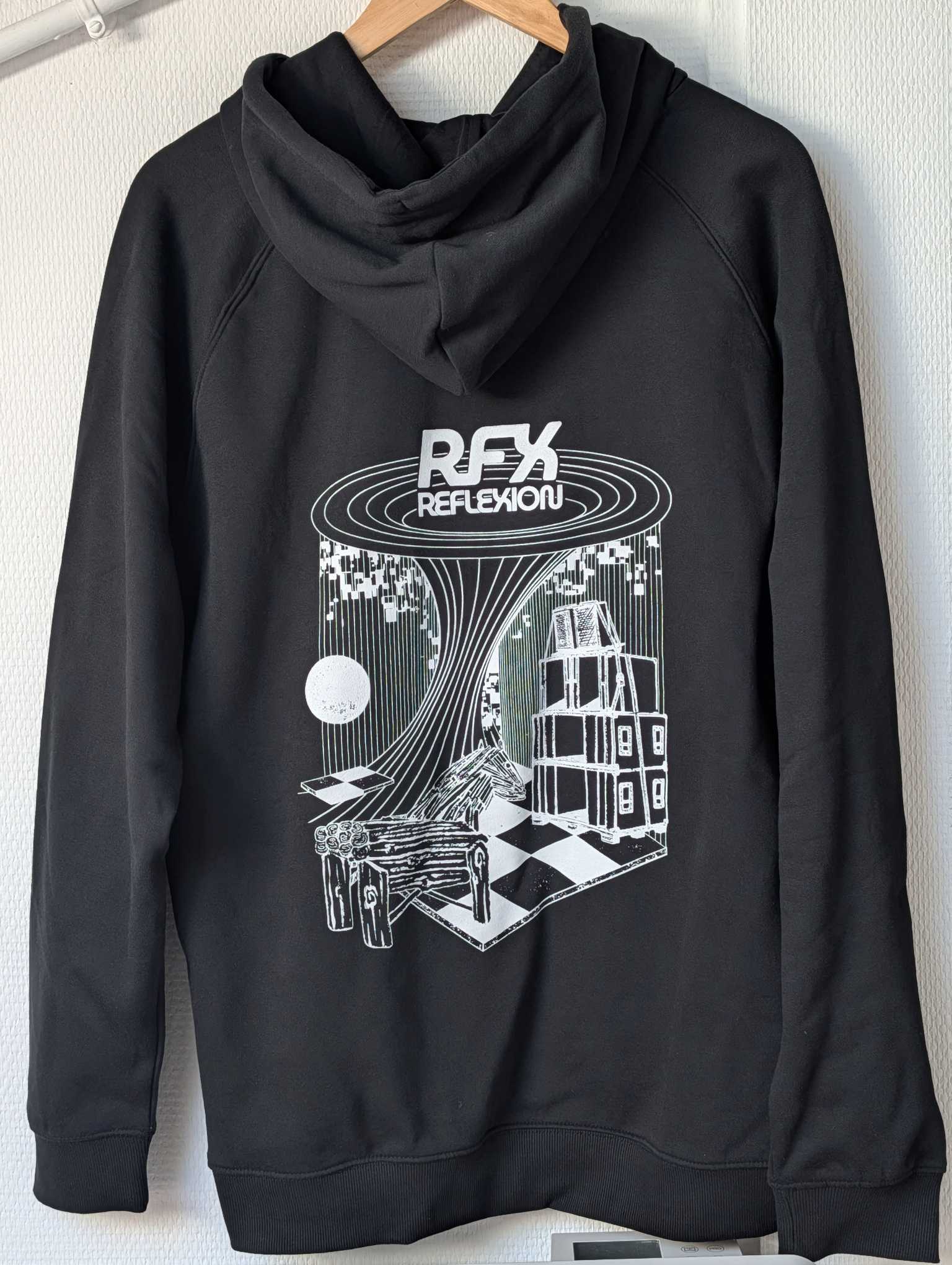 Sweat Noir Reflexion