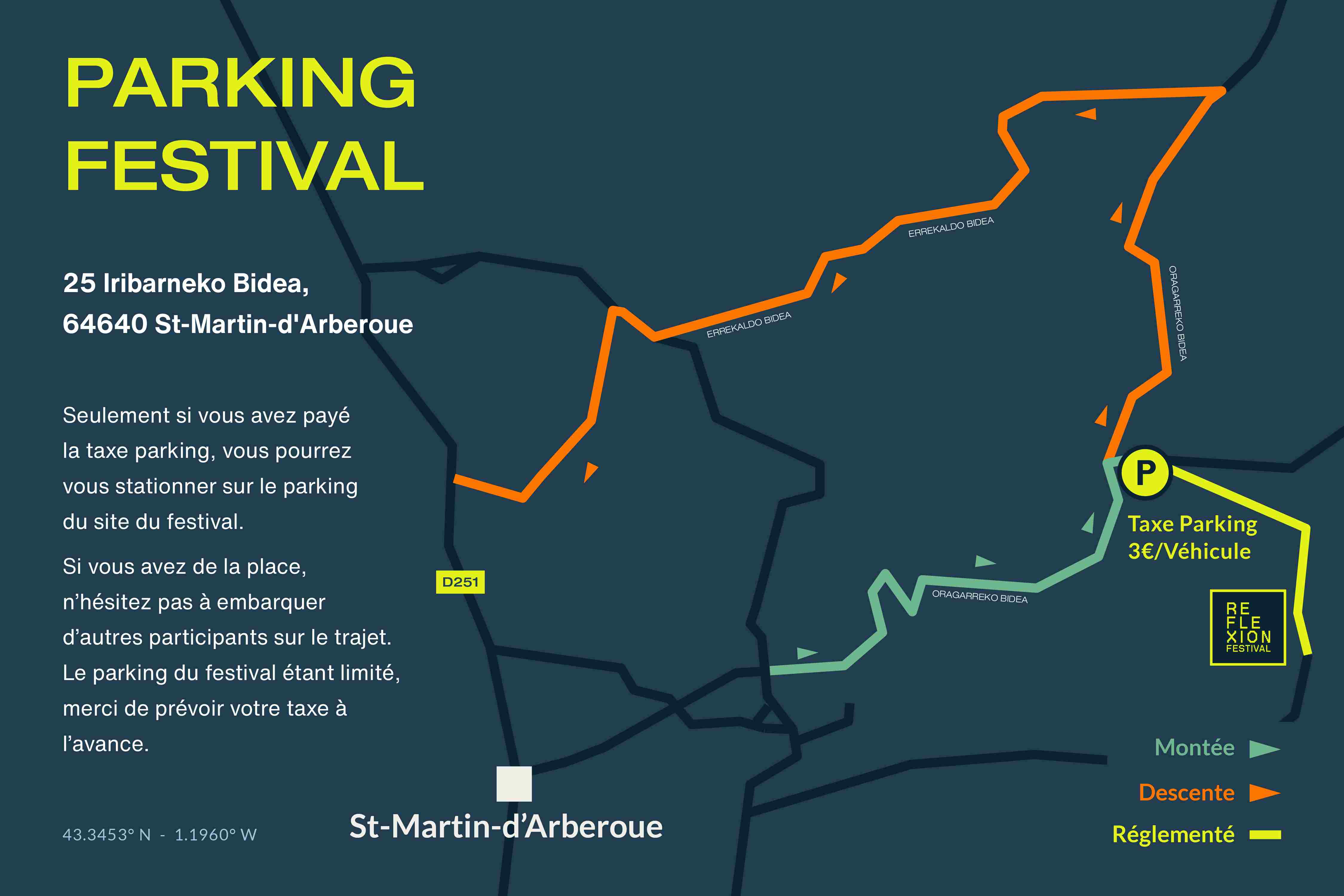 Plan du Parking Festival